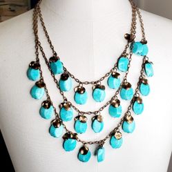 Vintage Women's Layered Necklace. 