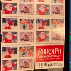 Scott 4949b Forever Rudolph 20 Booklet MNH Uncirculated $16