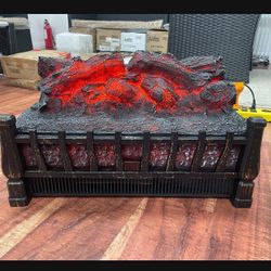 Brand New 1500W 120V Electric Fireplace Log Insert Heater with Overheat Protection