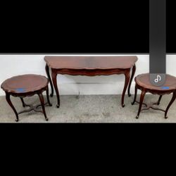 Cherry Sofa Table / Matching End Tables/Nightstand