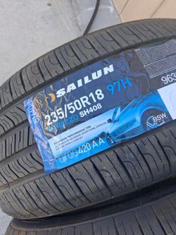 2 new tires 235/50/18..Sailum..