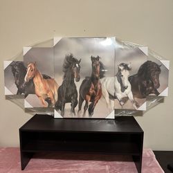 5 Piece Horse Canvas Wall Art