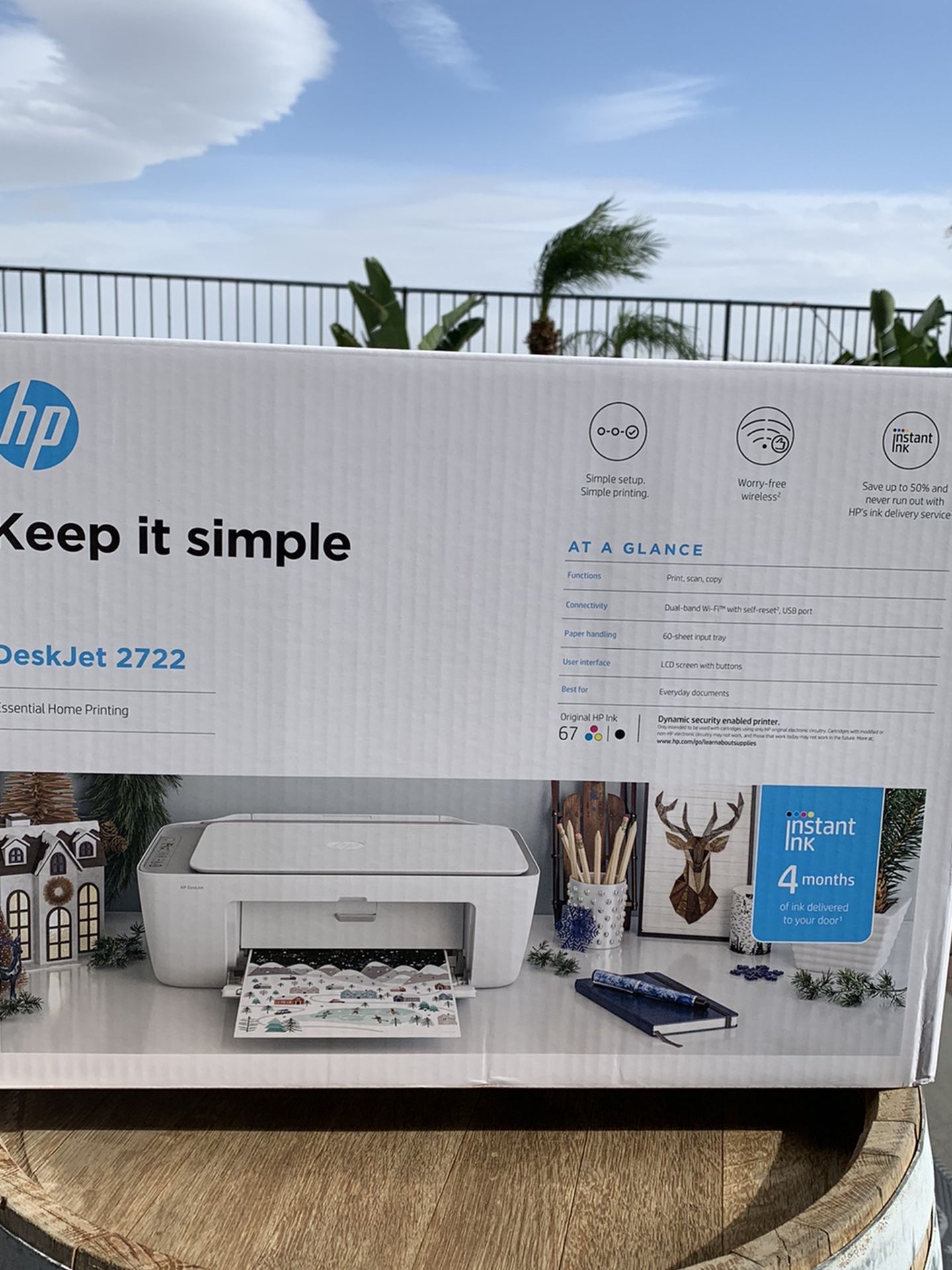 HP DeskJet 2722 All In One Printer