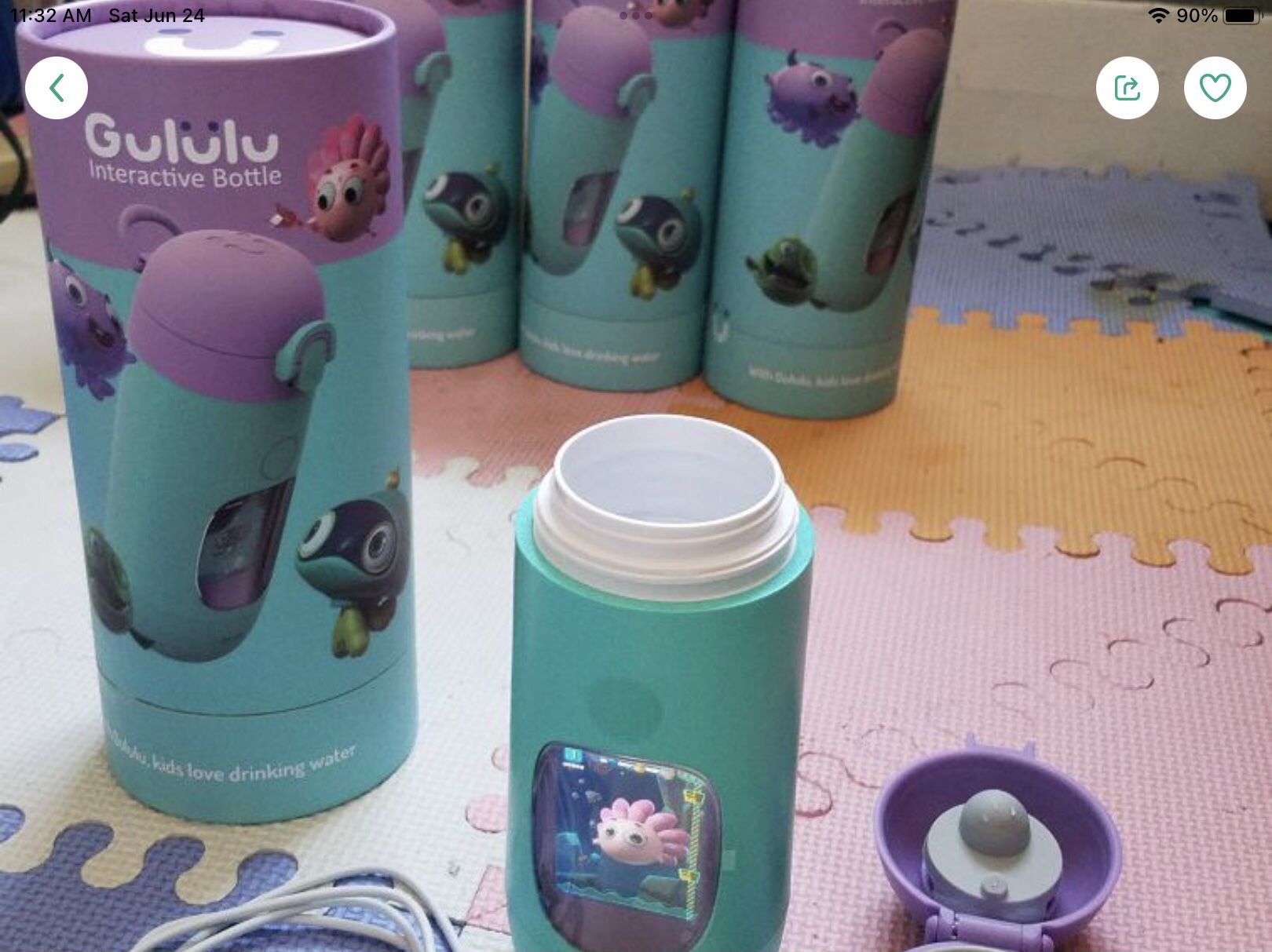 Gululu go smart water bottle With Interactive Virtual Pet