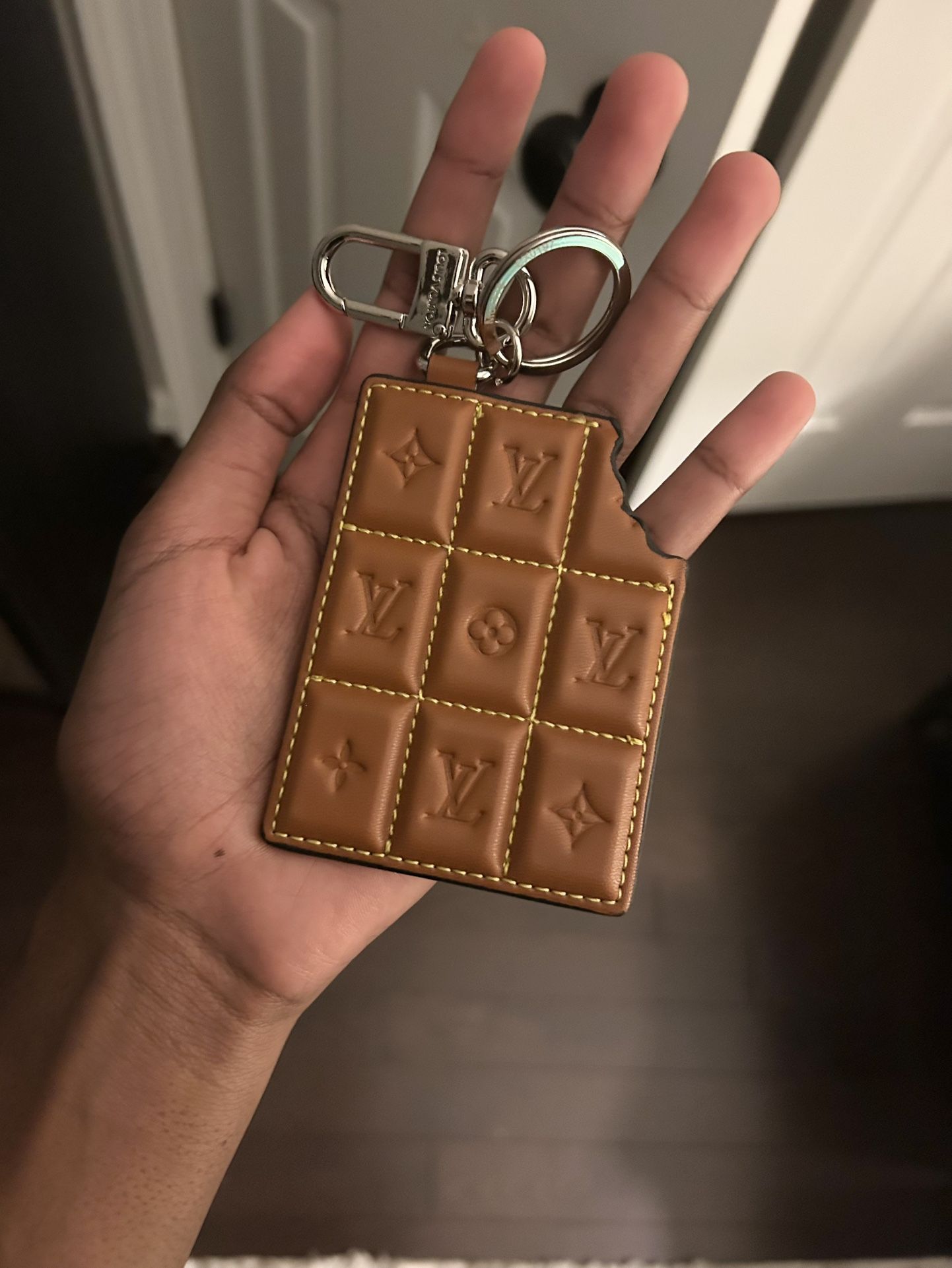 Louis Vuitton Chocolate Keychain | Same Or Next Day Shipping