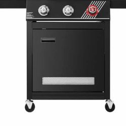Dyna-Glo 3-Burner Propane Gas Grill in Matte Black with TriVantage Multifunctional Cooking System