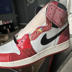 Jordan 1 Hi Spider-Man GS Size 6y