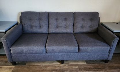 Gray Sofa And Love Seat