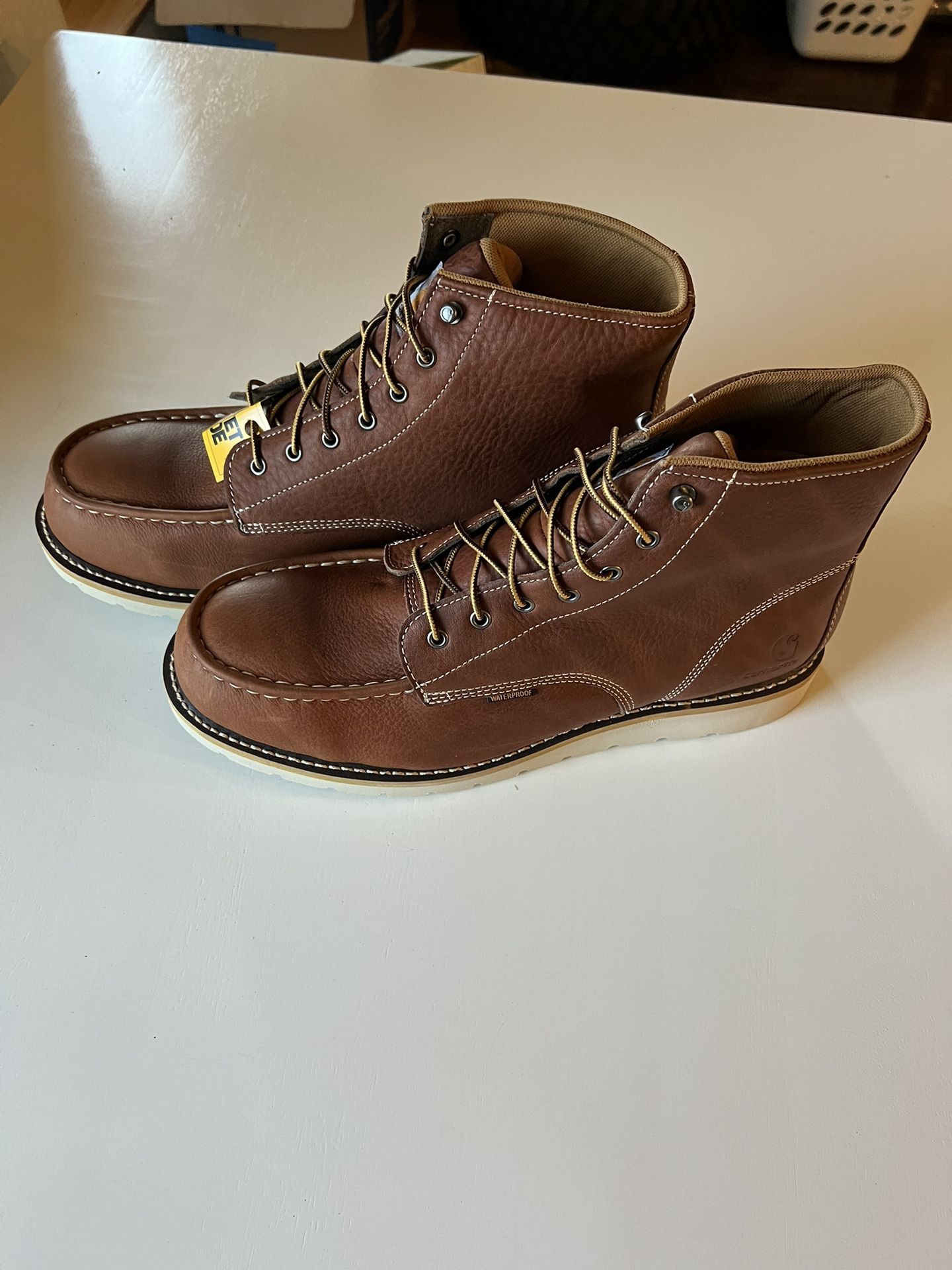 Carhartt Waterproof Wedge Steel Toe Work Boots