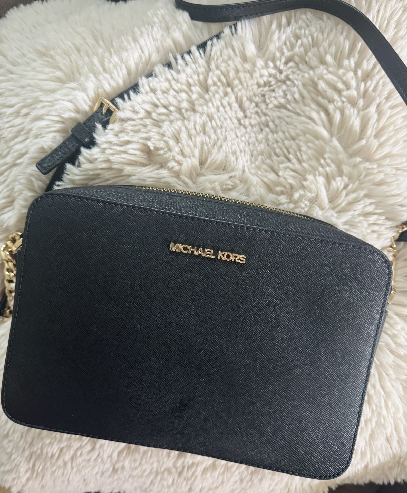 Michael Kors Large Printed Logo Crossbody Bag