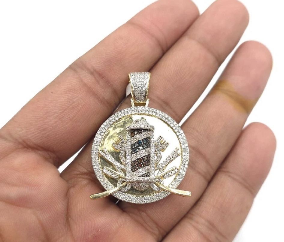 Barber Pendant 14k
