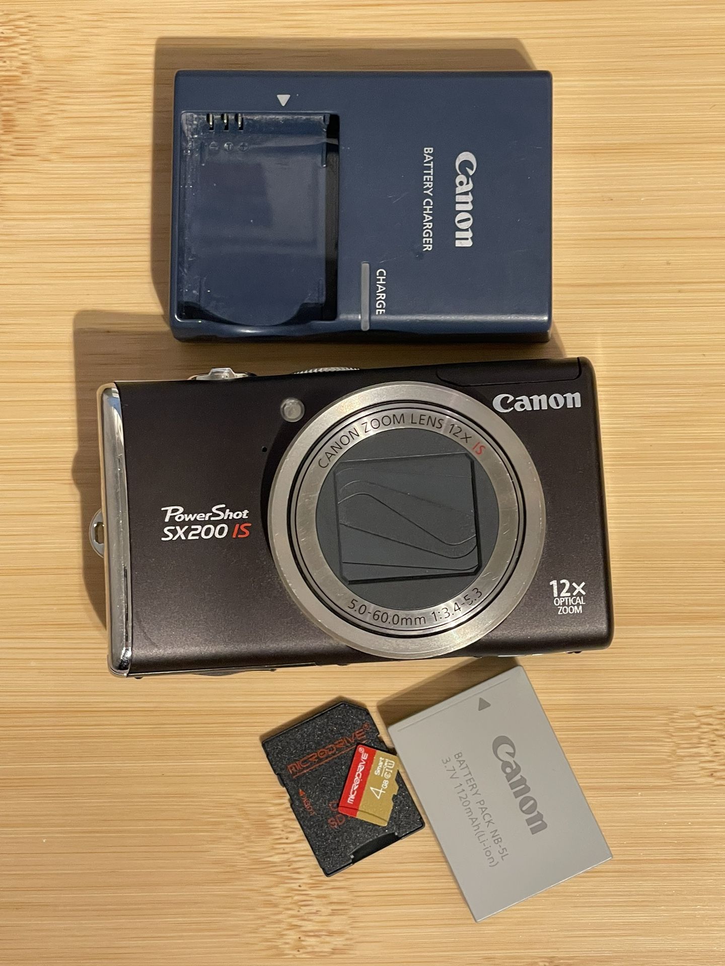 Canon Powershot SX200 IS 12.1 Megapixels Black Digital Camera Tested