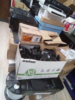 lot #1 of computers , parts and other items for resale, repair or recicling.