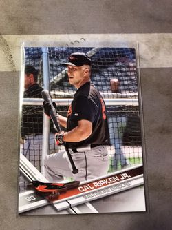Cal Ripken jr 2017 topps update series baseball card #uss227