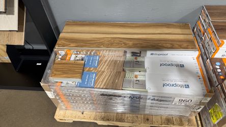 Lifeproof vinyl flooring 3 colors to choose from