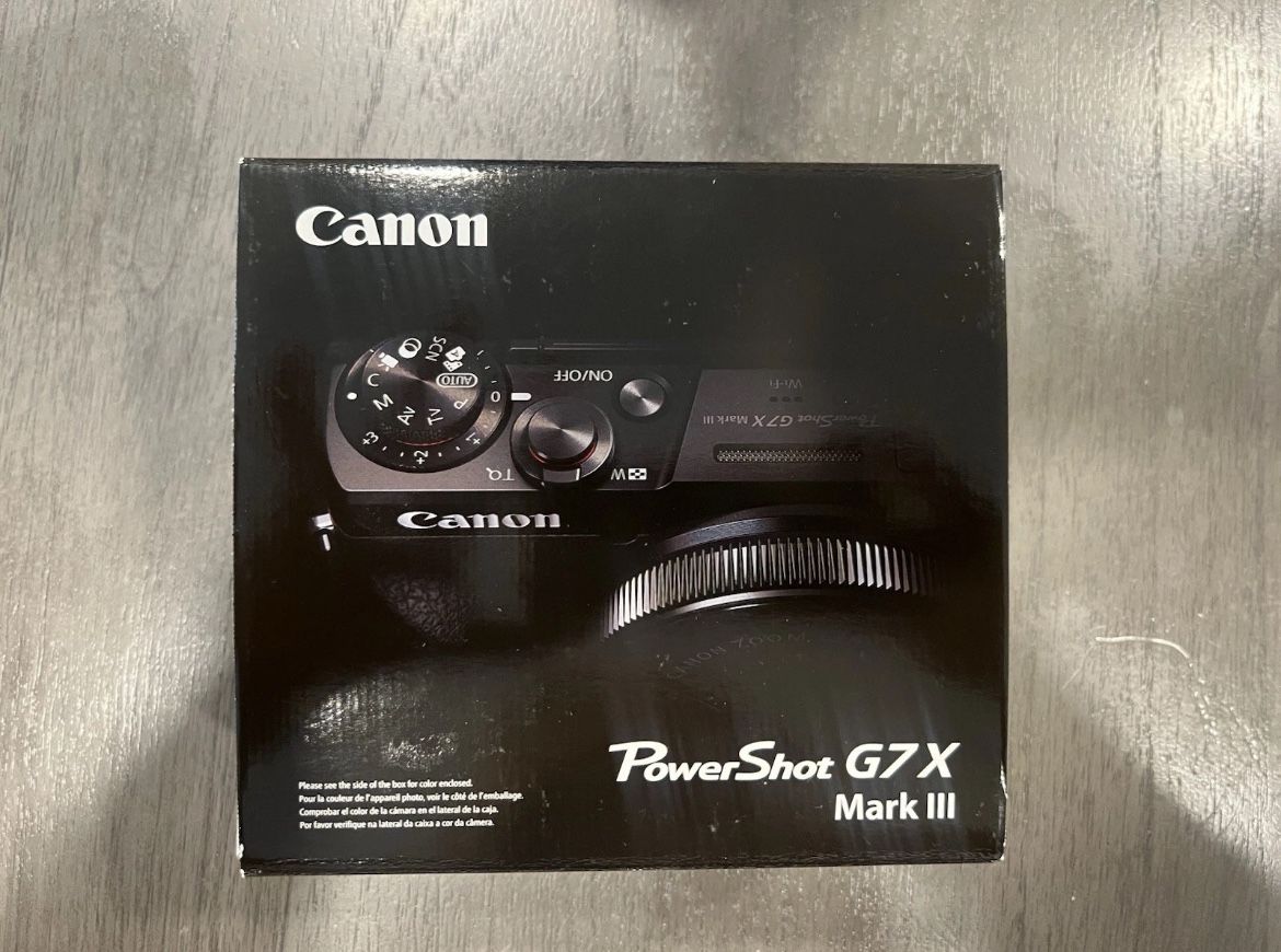 Canon PowerShot G7 X Mark III 20.1 Megapixel Digital Camera - Black
