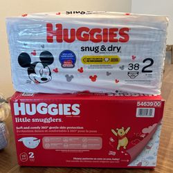 Huggies Diapers Size 2 $30