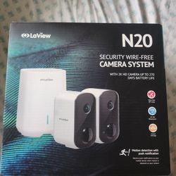 Laview N20 Security Wire-Frew Camera System 