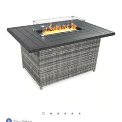 Patio Table Fire Pit 