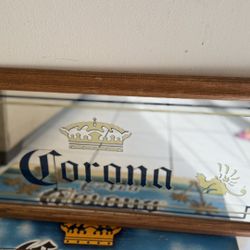 Vintage oak wood Corona bar