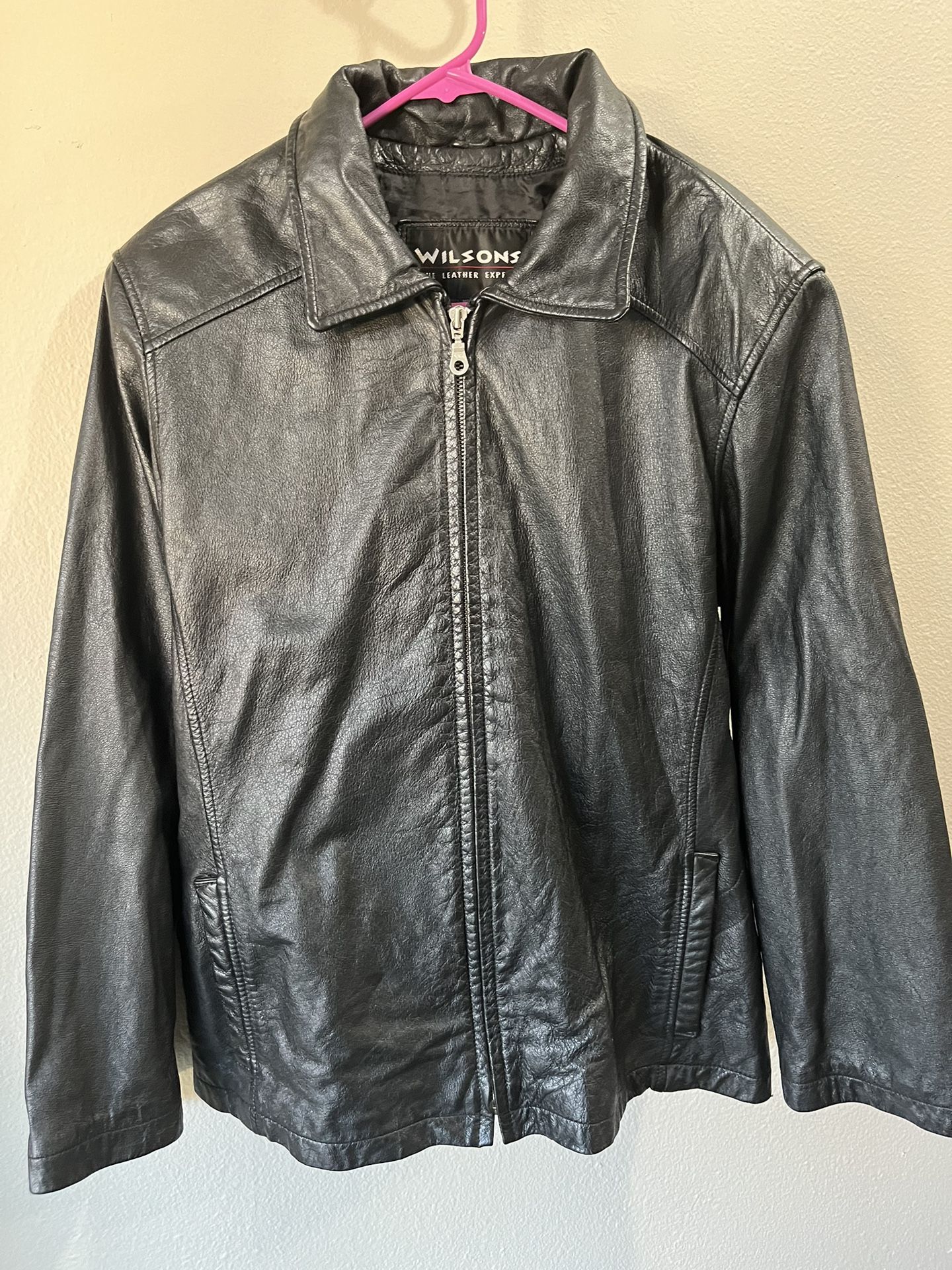 Wilson’s Black Leather Jacket
