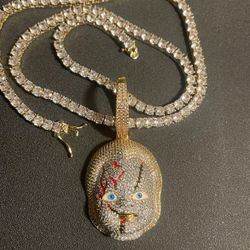Icy Gold Chucky Chain 