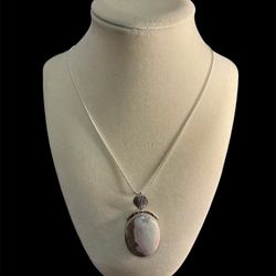 SS925 Sakura Flower Agate