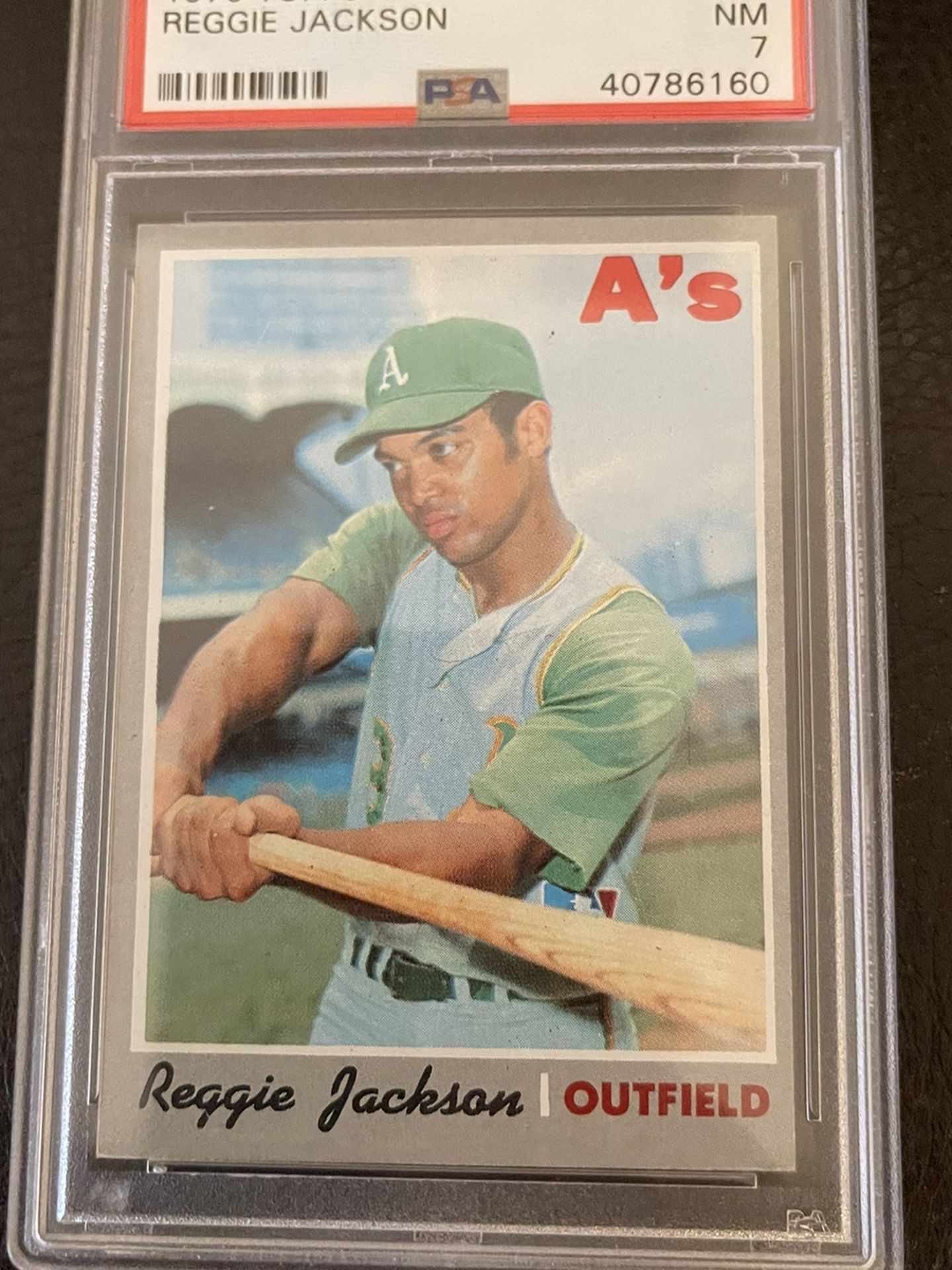 1970 Reggie Jackson Topps Psa Mint 7
