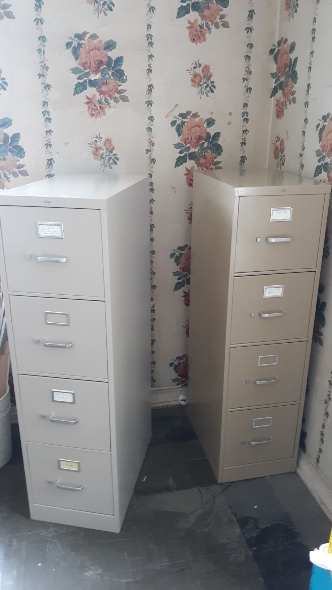 File cabinets