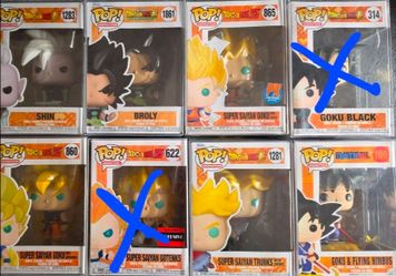 Dragonball z funko lot