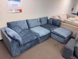 [New in Box]Upholstered Sectional Reversible