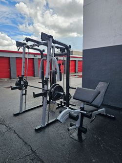 🔥 45+35+25 Set+ weight lifting Gym Smith Machine+Bench.Homestead+delivery fee & 15 Exercises over

ACCESSORIES LOT DOESN'T INCLUDED