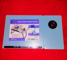NEW portable adjustable workstation for laptop, phone & tablet