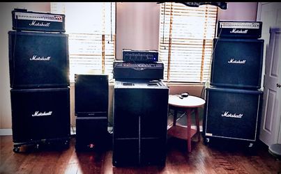 Marshall Speaker Full Set Up For Band 