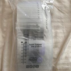 Momcozy Breastmilk Storing Bags, Temp-Sensing Milk 60 Pcs - New