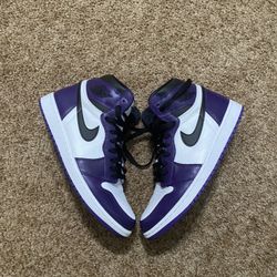 Jordan 1 High Court Purple