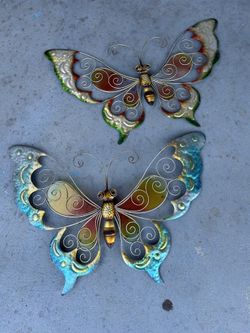 Patio decoration/ metal butterfly