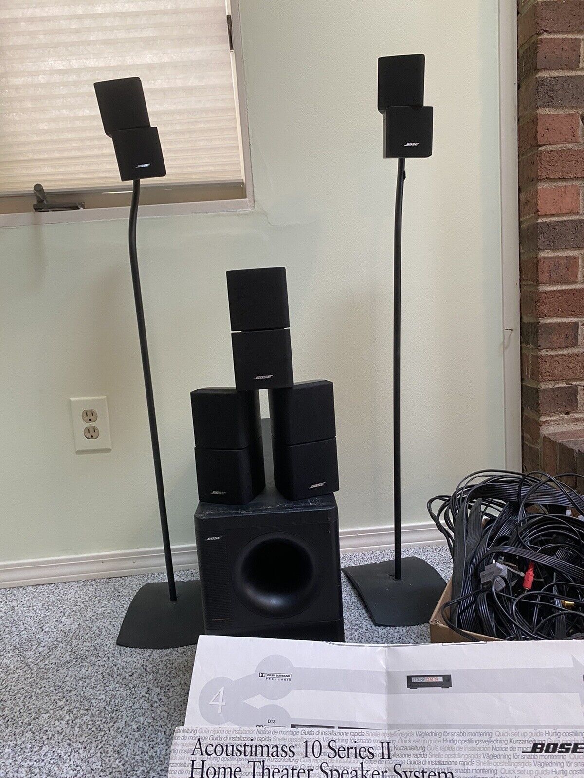 Bose “Acoustimass 10” Home Theater System
