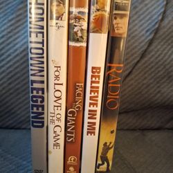 Lot Of 5, DVDs, Sports. $24.95, OBO. 