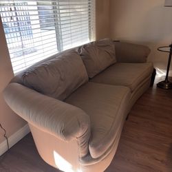 Sturdy Extra Long Sofa (beige)