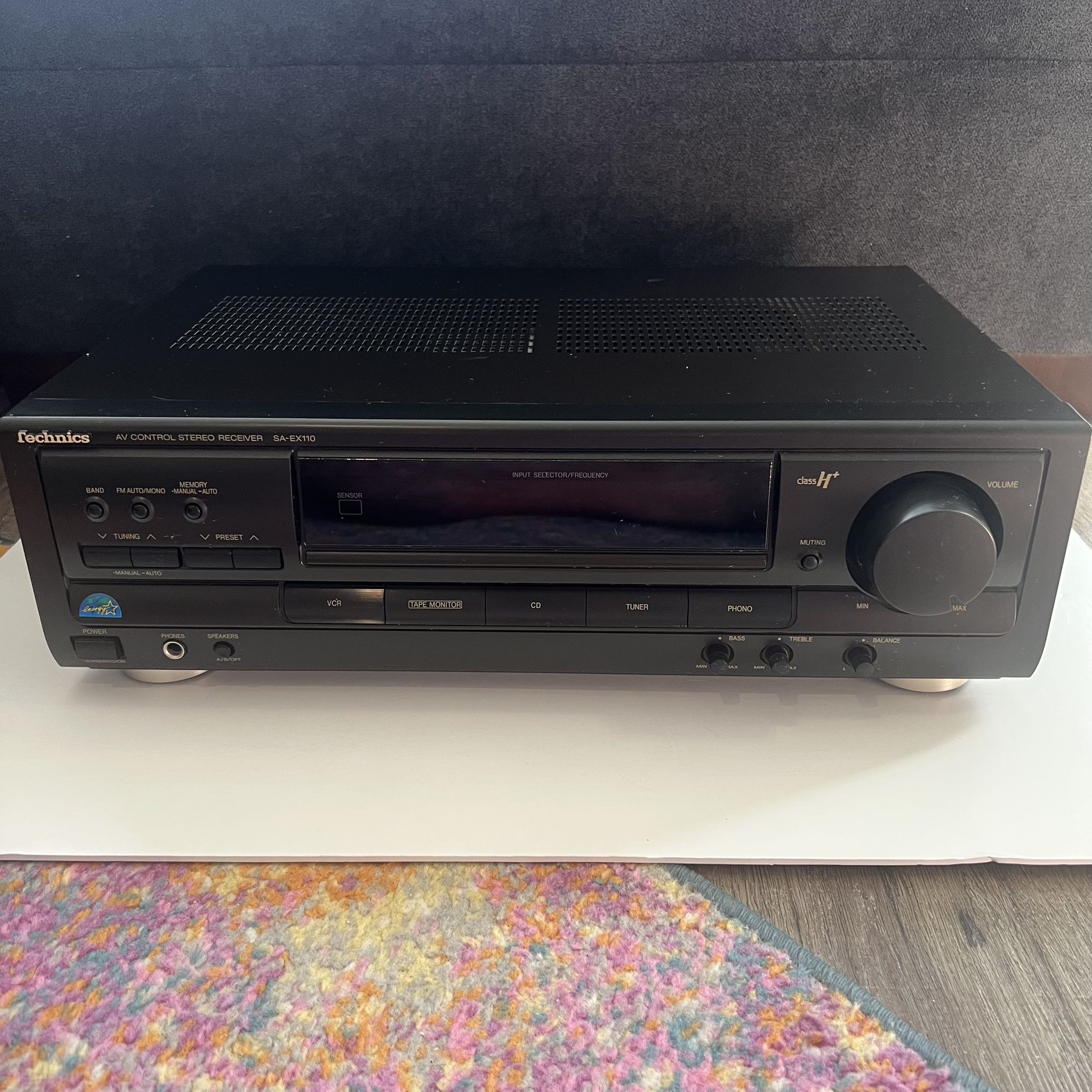 Technics SA-EX110 Receiver HiFi Stereo Vintage Home Audio 2 Channel Phono Radio