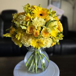Yellow Mixed Flowers 