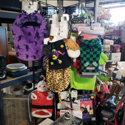 Assorted new Dicken's Closet Etc. Dog Costumes half price