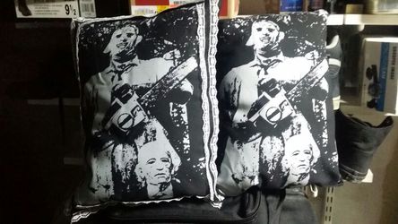 Texas chainsaw massacre pillow