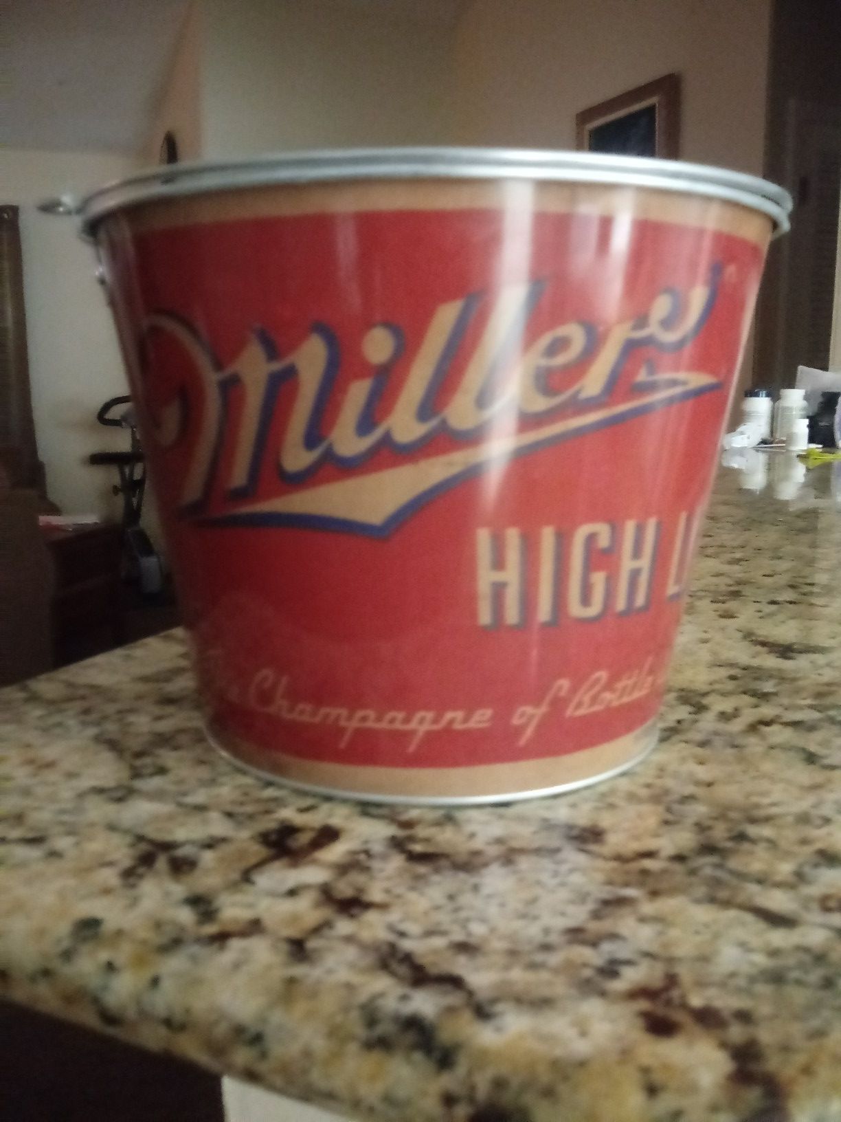 Vintage themed Miller High Life ice pale