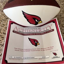 Arizona Cardinals Signed Football New