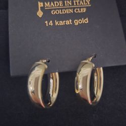 Aretes Nuevos de 14 kilates