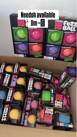 Needoh new Mello Mallo , Fuzzball, teenie 3 pack fuzz ball, fuzz wild cats , fuzzball 4 pack