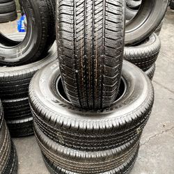 SET FOUR TIRES 265/70/17 BRIGESTONE DULER SEMI NEW 