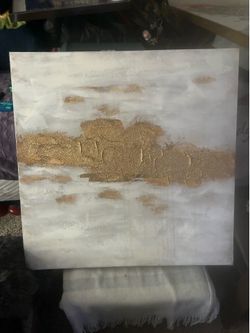 Very elegant Gold on canvass picture
